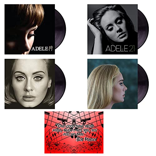 adele: complete vinyl studio album discography with bonus art card